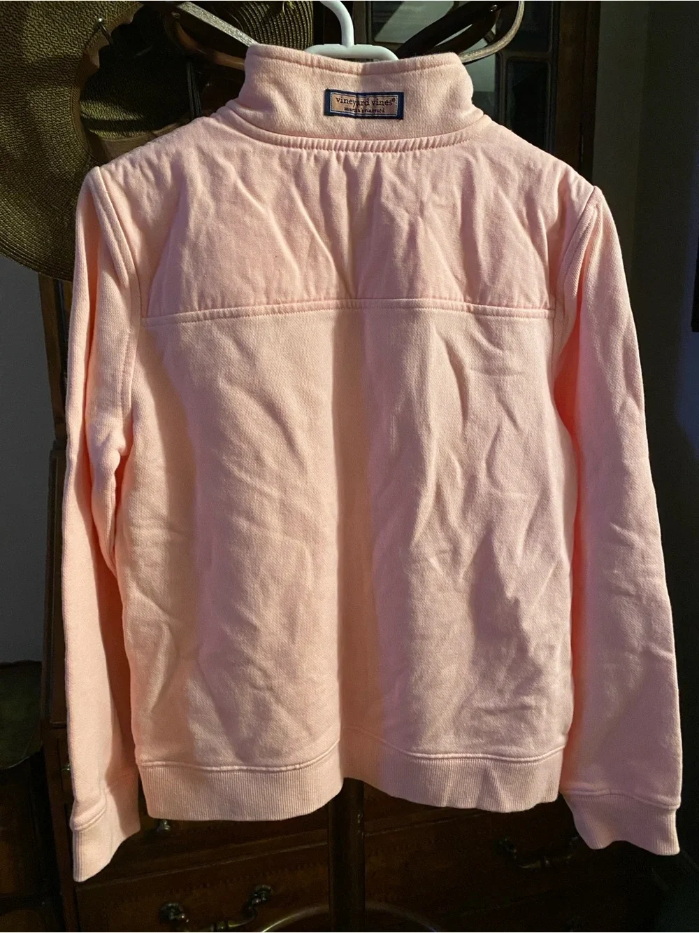 Vineyard Vines Light Pink Quarter-Zip Pullover kids M (10-12)